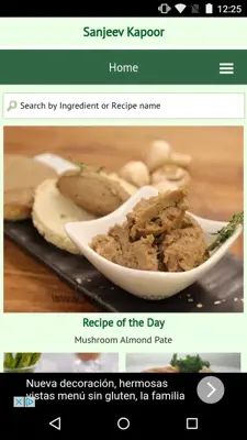 Sanjeev Kapoor’s Recipes android App screenshot 0