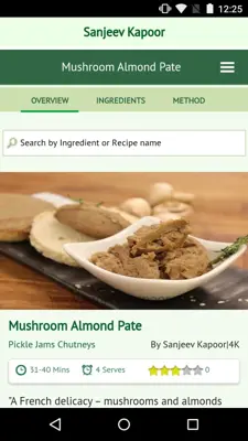 Sanjeev Kapoor’s Recipes android App screenshot 1